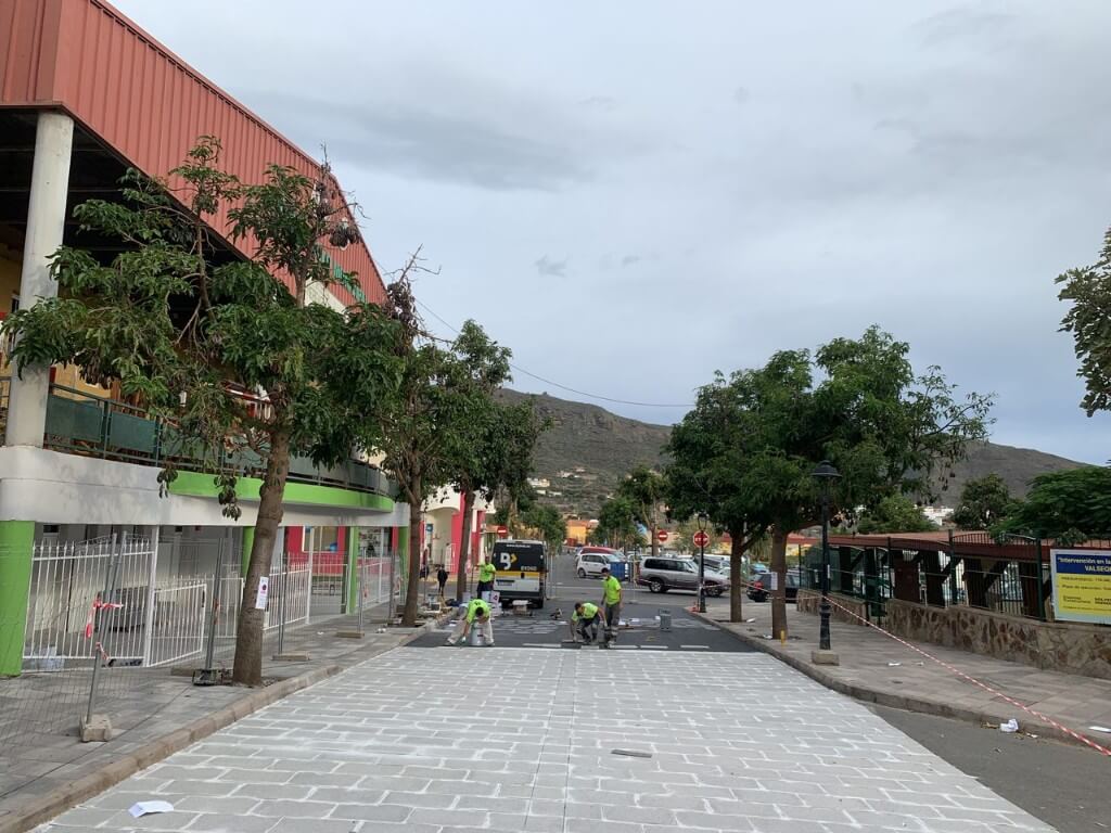 Repavimentado en Valsequillo con Zoruflex® Granito