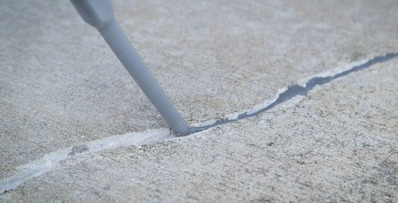 Reparación de grietas y fisuras en suelos de hormigón